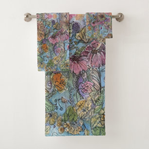 Style Chic Flower Garden aquarelle peinture
