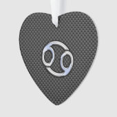 Style Chrome Cancer Panneau Zodiaque Fibre de carb (devant)