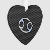 Style Chrome Cancer Panneau Zodiaque Fibre de carb (devant)