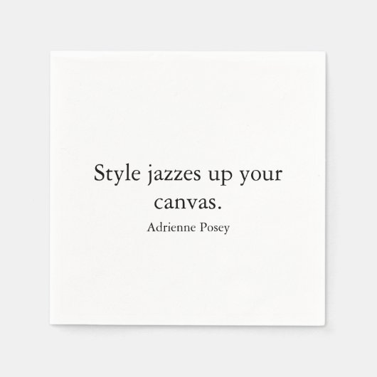 Style Cocktail Napkins Servet (Voorkant)