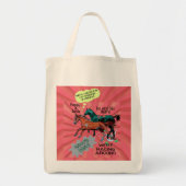 style comique horsey antics grand sac fourre-tout (Devant)