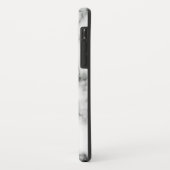 Style coque iphone rose et marbre noir (Dos/Gauche)