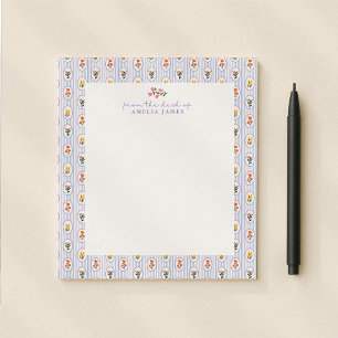 Style cottage, Du bureau du Bloc-notes fleuri