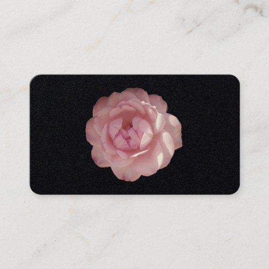 STYLE D'AFFAIRES ET DESIGN ROSE carte de visite (Devant)