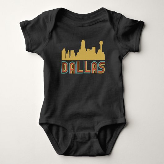 Style Dallas Texas Skyline Romper (Voorkant)