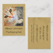 Style d'amusement vos cartes de visite de photo (Devant / Derrière)