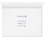 Style d'aquarelle de la nativité en violet (Intérieur Horizontal (Bas))