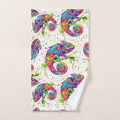 Style d'aquarelle des teintures Chameleon (Serviette à main)