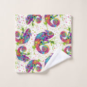 Style d'aquarelle des teintures Chameleon (Gant de toilette)