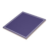 Style d'art aborigène uniforme violet Carreau de c (Côté)