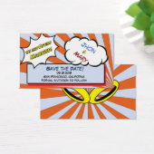 Style de bande dessinée pop art Enregistrer la dat (Bureau)
