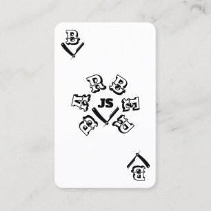 Style de barbier de cartes d'eau