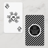 Style de barbier de cartes d'eau (Devant / Derrière)