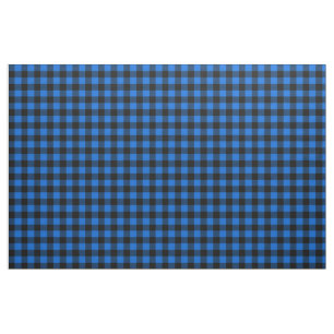 Style de bûcheron - tissu bleu