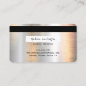 Style de carte de crédit métallique (Dos)