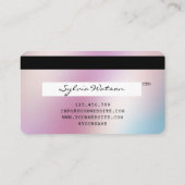 Style de carte de crédit moderne Holographe (Dos)