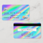 Style de carte de crédit moderne Holographe (Devant / Derrière)