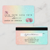 Style de carte de crédit moderne Holographe (Devant / Derrière)