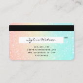 Style de carte de crédit moderne Holographe (Dos)