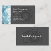 Style de carte de visite de photographe (Devant / Derrière)