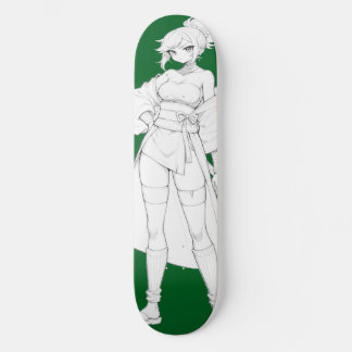 Style de combat Anime Girl Skateboard Deck