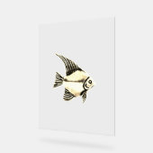 STYLE DE CONCEPTION DE POISSON DE SIGNE ACRYLIQUE (Angle)