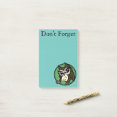 STYLE DE DESSIN CUL OWL POST-IT NOTEPAD (Sur un bureau)