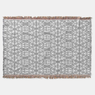 Style de ferme cosy Jeu couverture gris