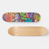 Style de graffiti de skateboard avec nom (Horz)