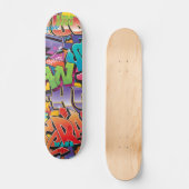Style de graffiti de skateboard avec nom (Recto)