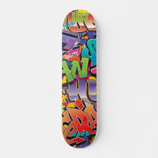 Style de graffiti de skateboard avec nom (Devant)