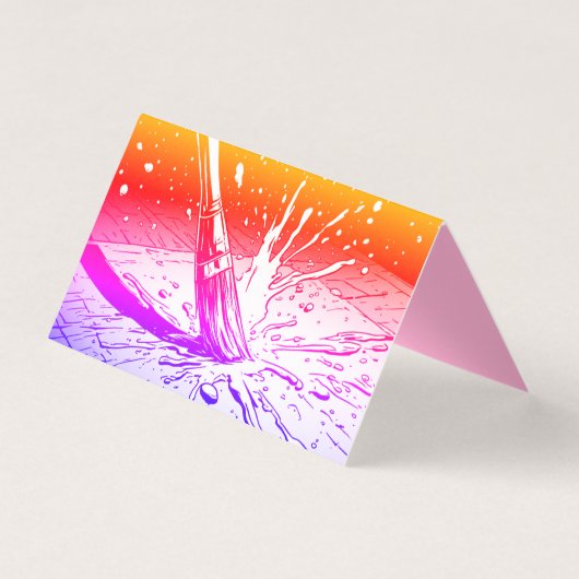 Style de graphiques colorés Brosse Peinture Tache (Front)