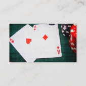 Style de grunge de cartes et de jetons de poker de (Dos)