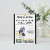 Style de journal Family Newsletter Carte postale d (Debout devant)