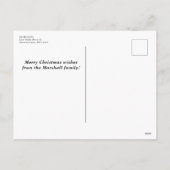 Style de journal Family Newsletter Carte postale d (Dos)