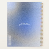 Style de livre du planificateur Modèle photo et no (Dos)