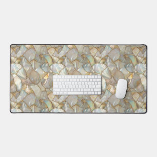 Style de mosaïque dorée en nacre
