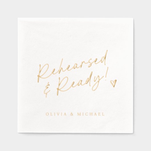 Style de note d'amour manuscrit coeur mariage Or (Recto)