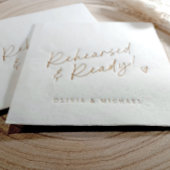 Style de note d'amour manuscrit coeur mariage Or