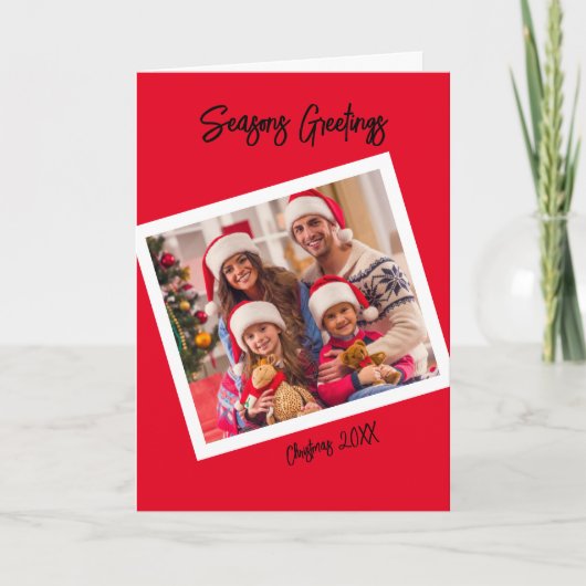 Style de photo rétro, carte pliée 5" x 7" (Devant)