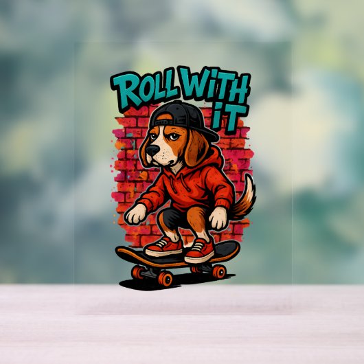 Style de rue Beagle Skateboard Graffiti Art (Neutre)