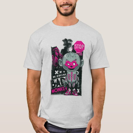 Style de rue de singe incorrect - T-shirt (Devant)