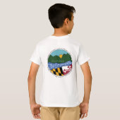 Style de t-shirt 2 encre noire (Dos entier)