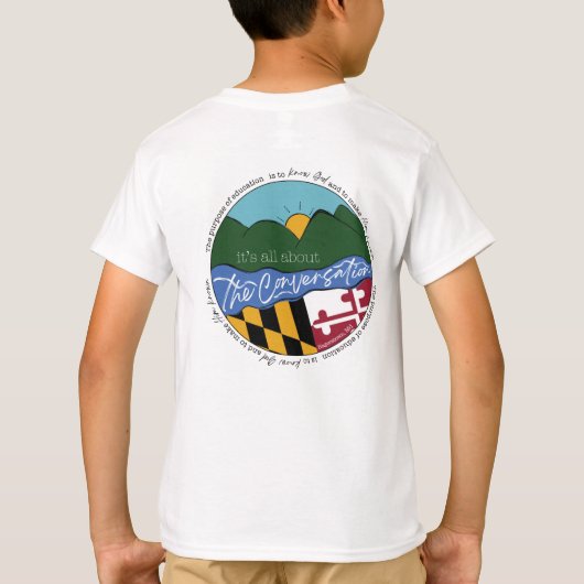 Style de t-shirt 2 encre noire (Dos)