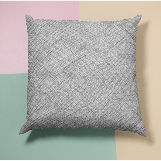 Style de texture japonaise lignes simples coussin