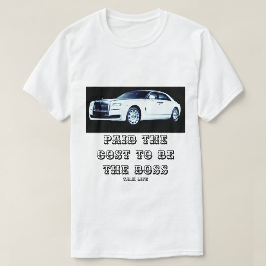 STYLE DE VIE DE BOSS T.R.K ROULS ROYCE TSHIRT (Design devant)