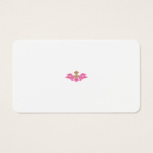 Style Décor, Rose Chaud, Laiton Antique (Devant)