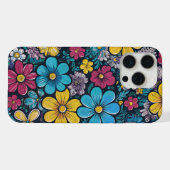 style dessin animé cmyk mini fleurs (Verso Horizontal)