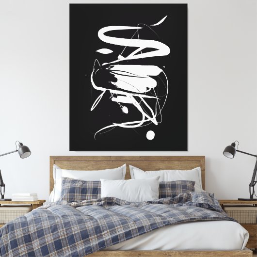 Style d'impression chinois toile étirée (Insitu(Chambre))