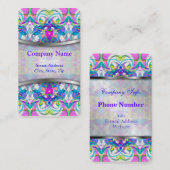 Style d'Indien de carte de visite (Devant / Derrière)